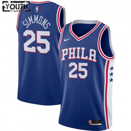 Dres Philadelphia 76ers Ben Simmons 25 2020-21 Nike Icon Edition Swingman - Dječji